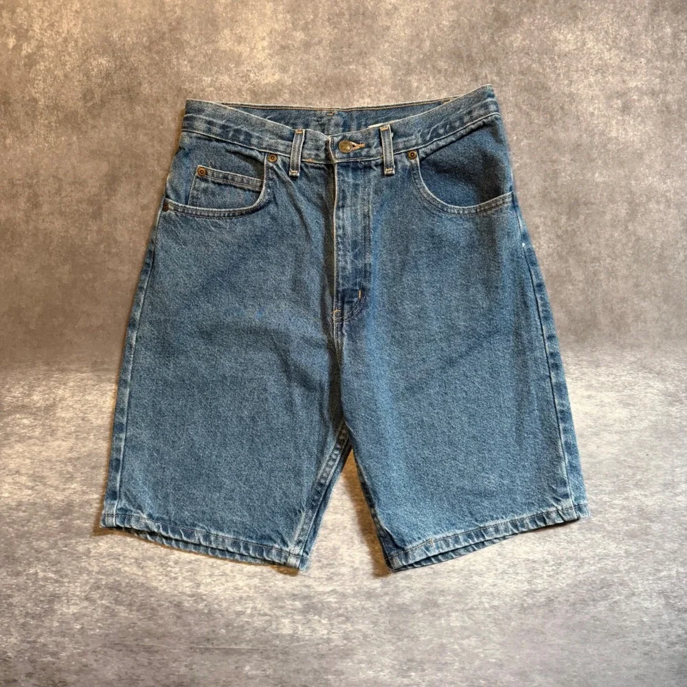 Vintage Backroad Blues Denim Mens Size 30 Blue Jean Shorts Made in USA